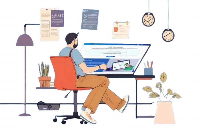 JPEG Compressor Illustration